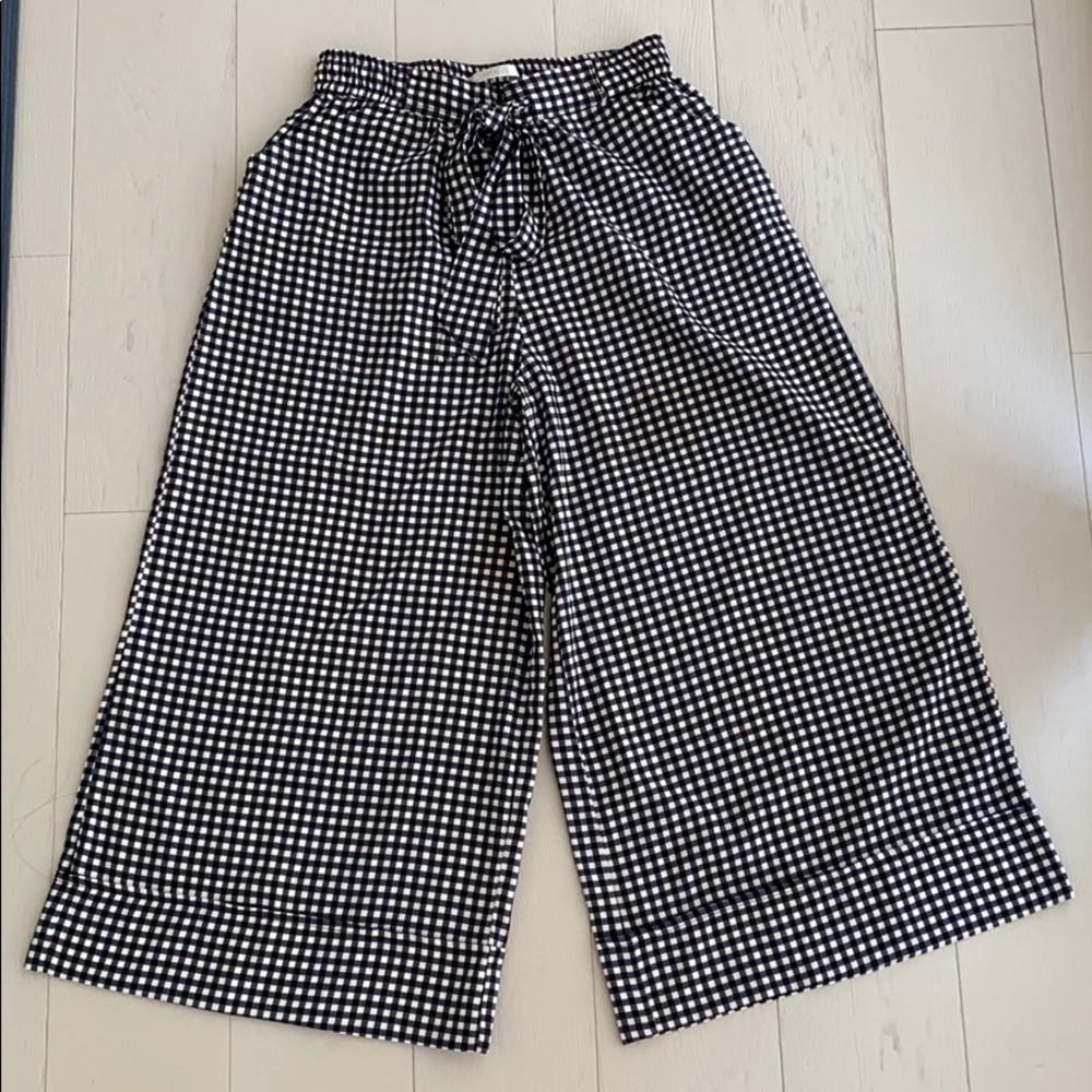 Zara Gingham Culottes, XS